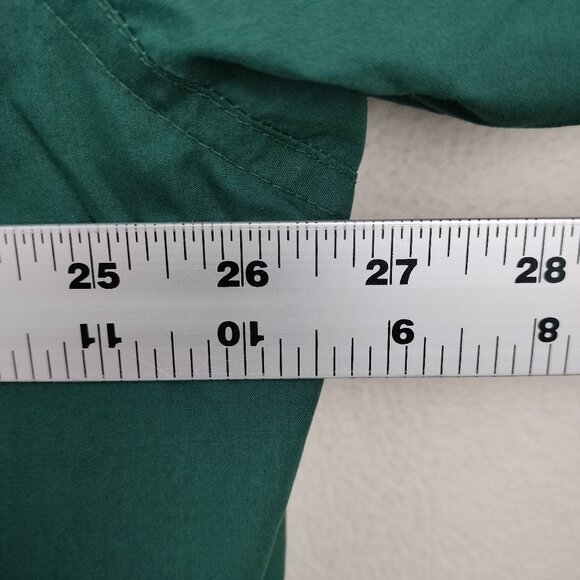 Eddie Bauer Goose Down Jacket Men Sz XL Green Winter Puffer Bomber Ski Coat Zip - Picture 6 of 16